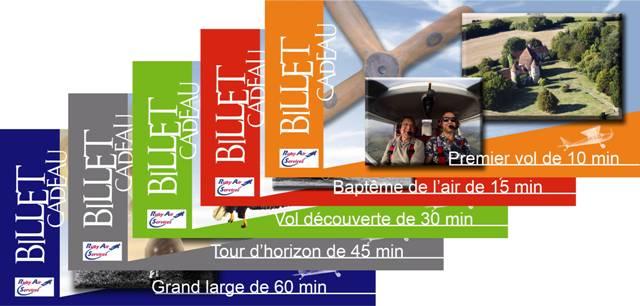BILLETS CADEAUX SURVOL DU PERCHE